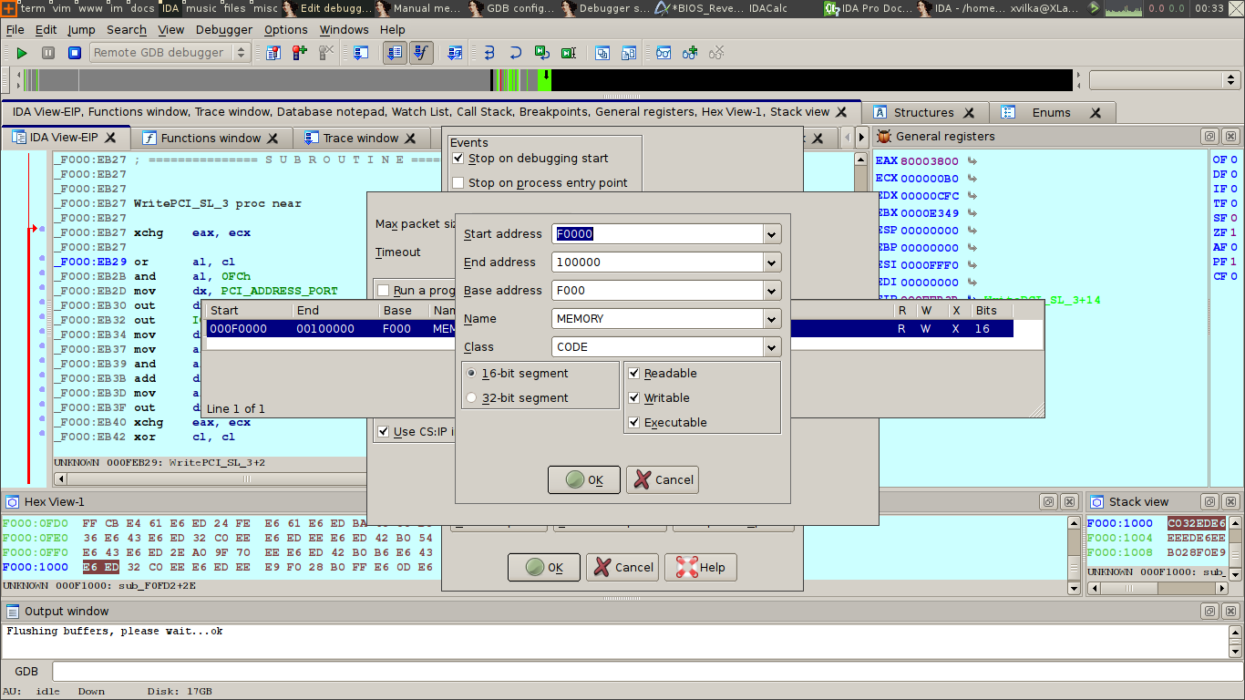 dosbox debugger set entry breakpoint